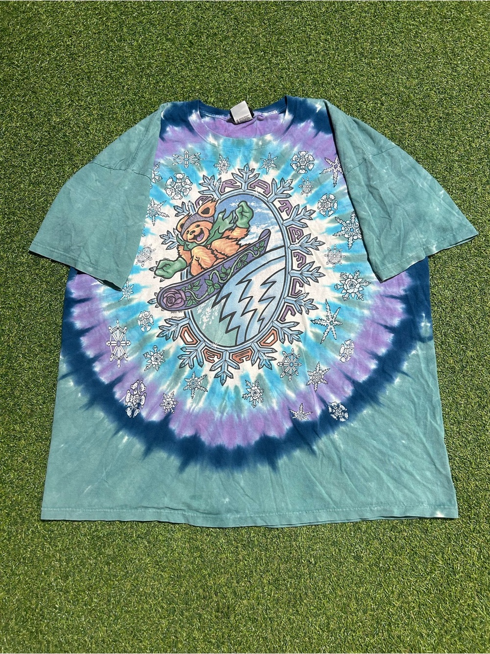 Men’s Vintage 90s Grateful Dead Tie Dye AOP All Over Print Tee